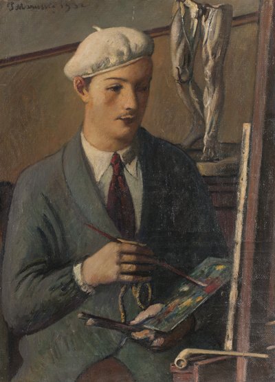 Nuoren taidemaalarin muotokuva, 1932 tekijältä Pietro Marussig