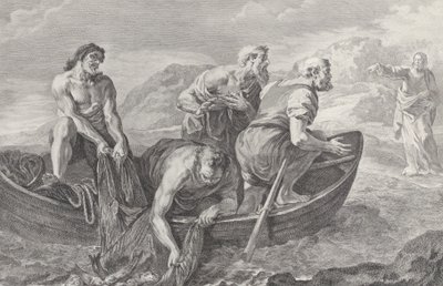 [Pyhien Pietarin ja Andreaksen kutsuminen], 1730-50. tekijältä Pietro Monaco