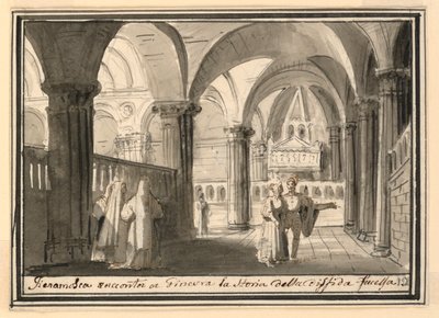 Lavastus, kirkon sisustus tekijältä Pietro Narducci