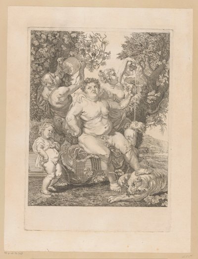 Bacchus viinitynnyrissä tekijältä Pietro Peiroleri