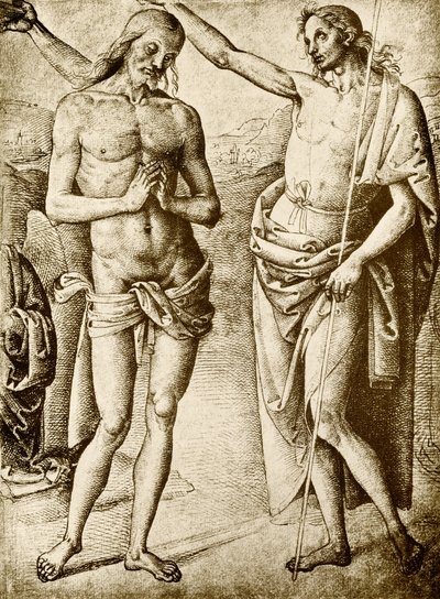 Kristuksen kaste tekijältä Pietro Perugino