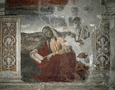 Pyhä Luukas evankelista (Fresko tekijältä Pietro Perugino