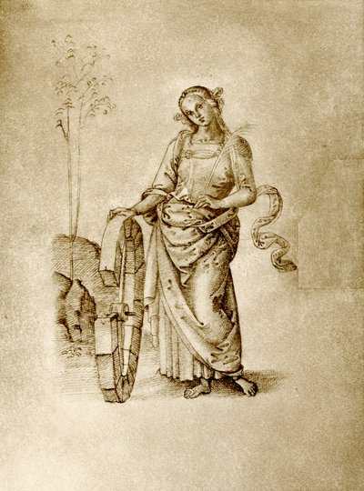 Pyhä Katariina tekijältä Pietro Perugino