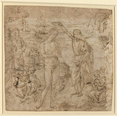 Kristuksen kaste tekijältä Pietro Perugino