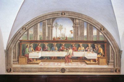 Viimeinen ehtoollinen tekijältä Pietro Perugino