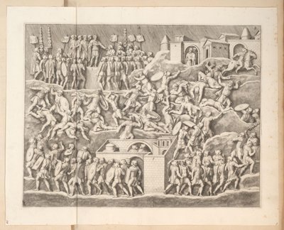 Reliefit Septimius Severuksen kaarella Roomassa tekijältä Pietro Sante Bartoli