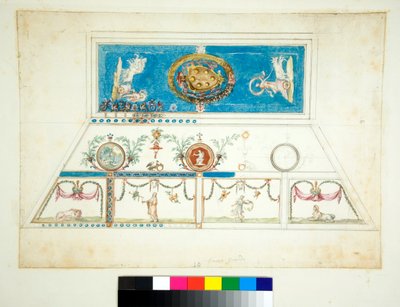 Villa Madaman holvi tekijältä Pietro Santi Bartoli