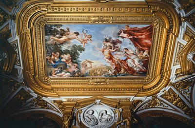 Venus, Planets Fresco Cycle, Pietro da Cortona (1596-1669), fresko, Pitti Palace, Venus Planetary Room, Firenze tekijältä Pietro da (1596 1669) Cortona