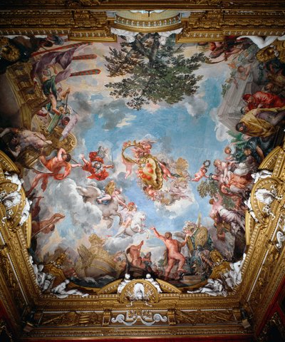Mars sodan jälkeen, Marsin salin holvi tekijältä Pietro da Cortona