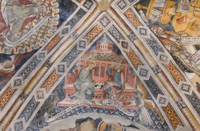 Evankelistat Johannes ja Matteus tekijältä Pietro da (15th century) Saluzzo