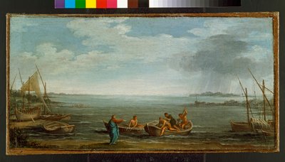Pyhän Pietarin ja Pyhän Andreaksen kutsuminen, n. 1626-30 tekijältä Pietro da Cortona