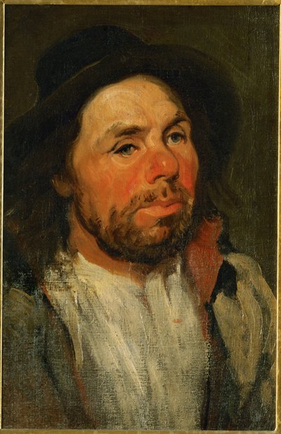 Maanviljelijä hattu päässä (öljy kankaalle) tekijältä Piotr Michalowski