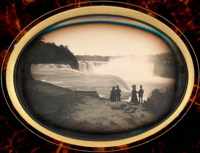 Daguerreotype of Niagara Falls by Babbitt, n. 1855 (dagerrotyyppi) tekijältä Platt D. Babbitt