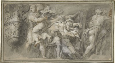 Sabine Virgin ryöstö tekijältä Polidoro da Caravaggio