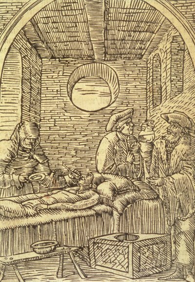 Lääkeyrttien antaminen, 1534 tekijältä Polish School