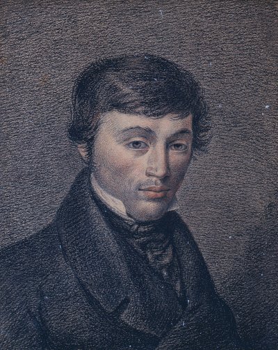 Adam Bernard Mickiewiczin (1798-1855) muotokuva tekijältä Polish School
