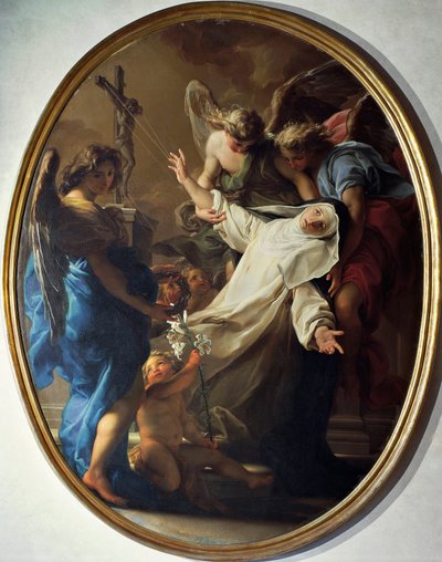 Pyhän Katariinan Sienan ekstaasi tekijältä Pompeo Girolamo Batoni