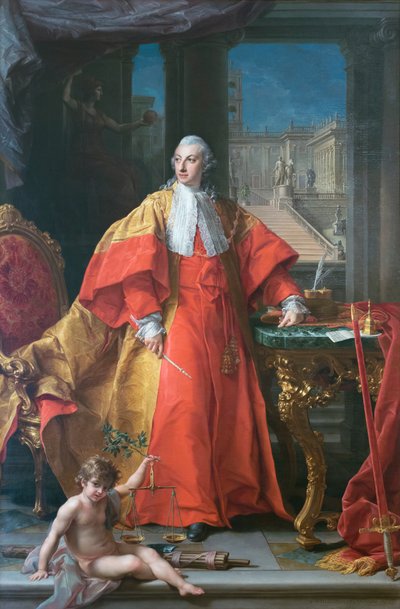 Abbondio Rezzonicon muotokuva tekijältä Pompeo Girolamo Batoni
