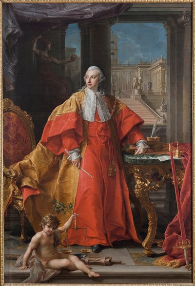 Abbondio Rezzonicon muotokuva, 1766. tekijältä Pompeo Girolamo Batoni