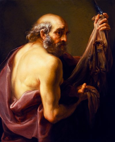 Saint Bartholomew (puolipitkä) tekijältä Pompeo Girolamo Batoni