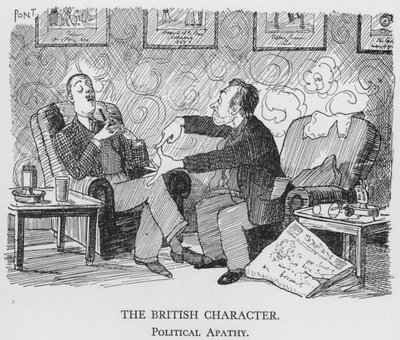 El caràcter britànic, apatia política (lito)finès tekijältä Pont