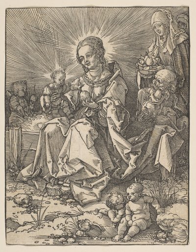 Madonna ruohorannalla, 1526. tekijältä Possibly Albrecht Dürer