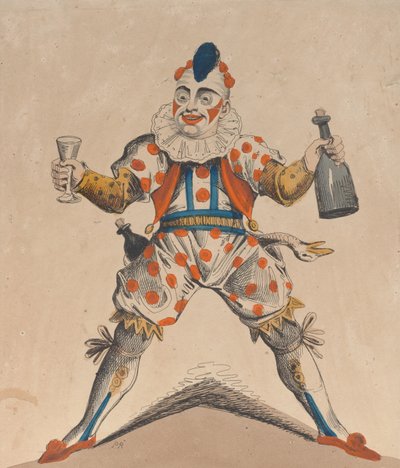 Mr. Grimaldi klovnina, 13. heinäkuuta 1822. tekijältä Possibly Piercy Roberts
