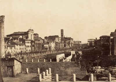 Forum, Rooma, 1853-56. tekijältä Possibly by Jane Martha St. John.