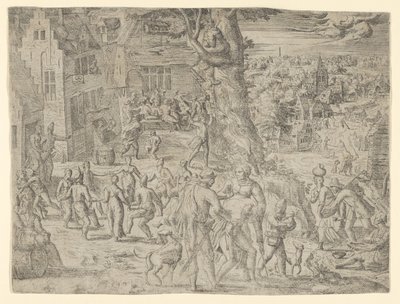 Kylämessut, 1549, 1549. tekijältä Possibly by Peeter van der Borcht.