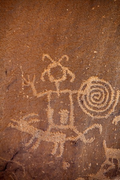 Petroglyfejä, Chaco Culture National Historical Park, 2014 (kuva) tekijältä Precolombian Precolombian