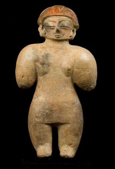 Esikolumbialainen patsas / Chorrera-taide (terrakotta) tekijältä Precolombian Precolombian