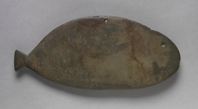 Paletti kalan muodossa, n. 3500-2950 eKr. (graywacke) tekijältä Predynastic Period Egyptian