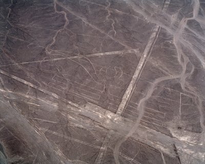 Ilmakuva Nazca Linesista (valokuvaus tekijältä Prehistoric Prehistoric