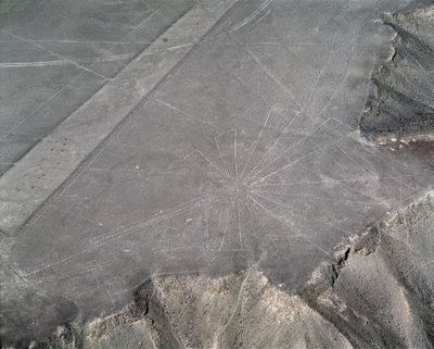 Ilmakuva Nazca Linesista (valokuvaus tekijältä Prehistoric Prehistoric