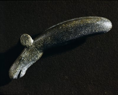 Esihistoria: elaanin muotoinen dioriittityökalu. Kivikausi. Ruotsin kansallismuseo, Tukholma Ruotsi tekijältä Prehistoric Prehistoric