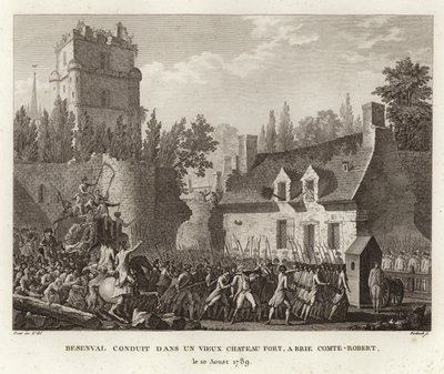 Paroni de Besenval de Brunstatt tuotiin Grand Chateletiin Pariisiin tekijältä Prieur