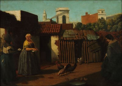 Patio porteño en 1850 tekijältä Prilidiano Pueyrredon