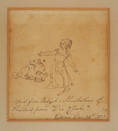 Luonnos prinsessa Victoria tekijältä Princess Royal (1840 1901) Victoria