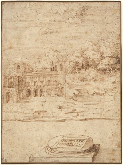 Keisarillinen huvila tekijältä Probably Titian Venetian 16th Century