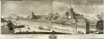 Näkymä Grand Oranienbaumin palatsille, 1761 tekijältä Prokofy Artemyevich Artemyev