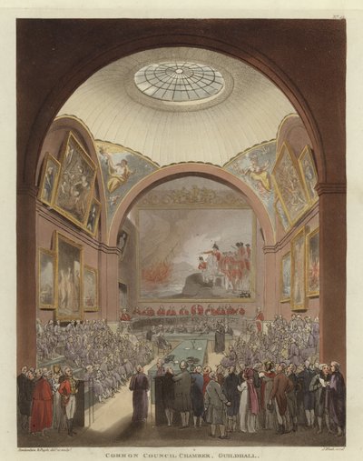 Neuvoston yhteinen kamari tekijältä Pugin and Rowlandson
