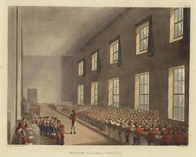 Sotilasopisto tekijältä Pugin and Rowlandson