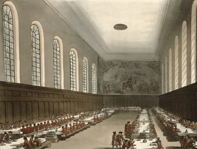 Chelsean sotilassairaala, Ackermannin "Lontoon mikrokosmos" -teoksesta. tekijältä Pugin and Rowlandson