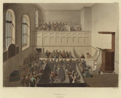 Newgate tekijältä Pugin and Rowlandson