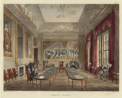 Kolminaisuuden talo tekijältä Pugin and Rowlandson