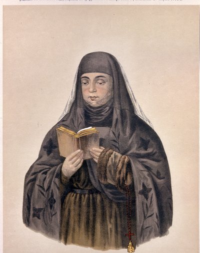 Tsaaritar Eudoxia Feodorovna Lopukhina (Eudoxie Lopoukine (ou Lopoukhine)) tekijältä Pyotr Fyodorovich Borel