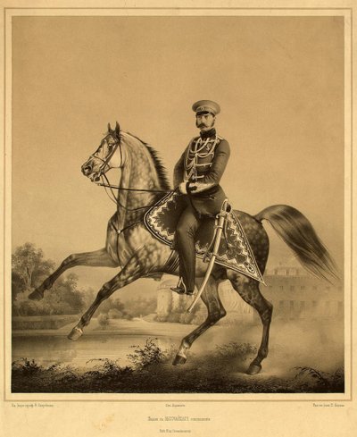 Keisari Aleksanteri II:n muotokuva 1818-1881, 1860-1870 tekijältä Pyotr Fyodorovich Borel