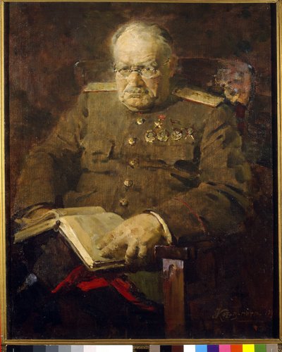 Neurokirurgi ja akateemikko Nikolai N. Bourdenkon (1876-1946) muotokuva. tekijältä Pyotr Ivanovich Kotov