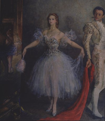 Balettitanssija Marina Semjonovan muotokuva Carmenina tekijältä Pyotr Vladimirovich Williams
