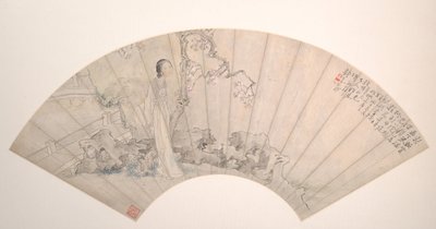A Beauty, päivätty 1876. tekijältä Qian Huian